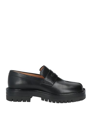 Maison Margiela Woman Loafers Black Size 7 Leather