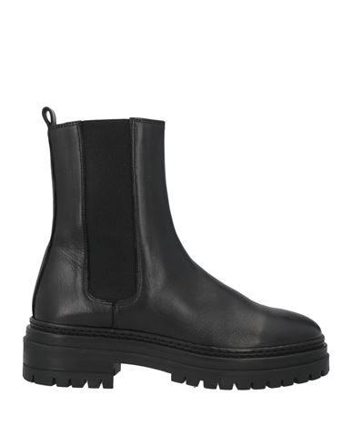 Bobbies Woman Ankle Boots Black Size 7 Lambskin