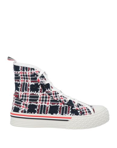 Thom Browne Woman Sneakers Midnight Blue Size 8 Textile Fibers In Blue