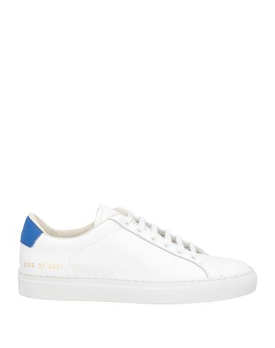 Common Projects Woman By  Woman Sneakers White Size 8 Leather In Gray