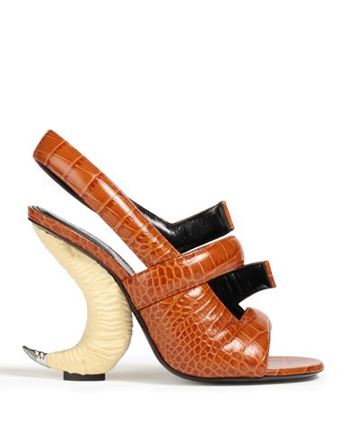 Givenchy Woman Sandals Tan Size 8 Calfskin In Brown