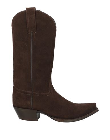 Caborca Woman Boot Dark Brown Size 8 Cow Leather In Brown