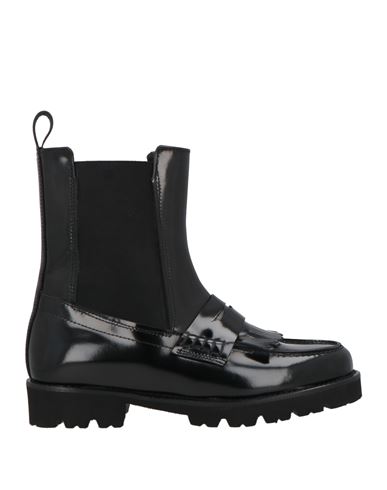 Veni Shoes Woman Ankle Boots Black Size 8 Leather