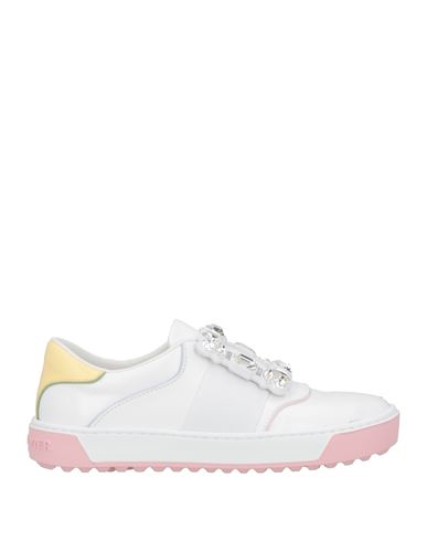 Roger Vivier Woman Sneakers White Size 7 Leather In White