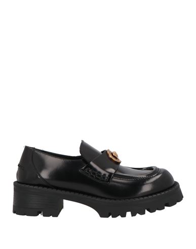 Versace Vagabond Medusa Loafers In Black