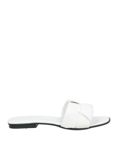 Thera's Woman Sandals White Size 8 Leather