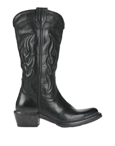 Moma Woman Boot Black Size 7 Leather
