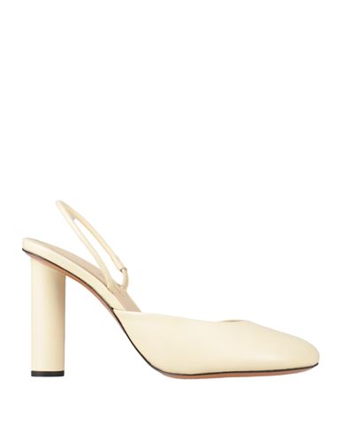 Proenza Schouler Woman Pumps Ivory Size 7 Leather In Gold