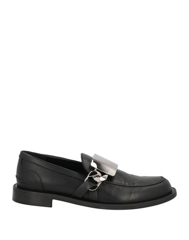 Jw Anderson Woman Loafers Black Size 11.5 Calfskin