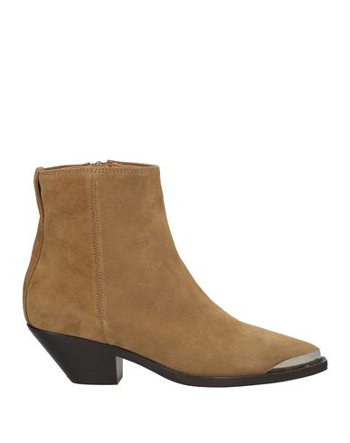 Shop Isabel Marant Woman Ankle Boots Sage Green Size 6.5 Calfskin