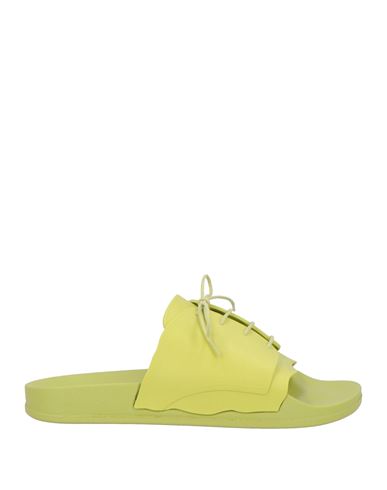 Maison Margiela Woman Sandals Lime Green Size 7 Synthetisches Material In Green