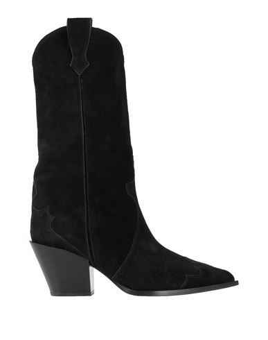 Aeyde 70mm Pointed-toe Leather Boots In Black
