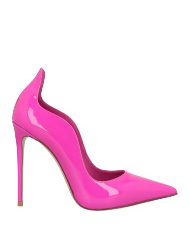 Le Silla Woman Pumps Fuchsia Size 7 Leather In Pink