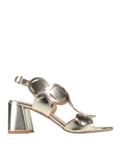Nacrèe Woman Sandals Platinum Size 8 Textile Fibers In Gray