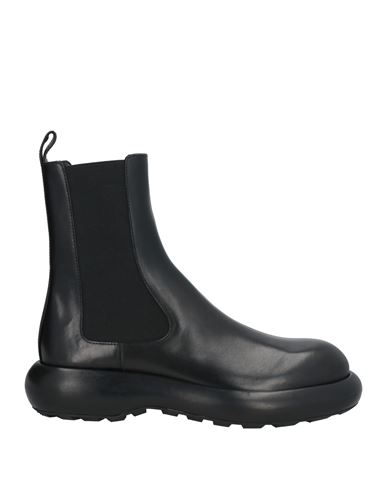 Shop Jil Sander Woman Ankle Boots Black Size 10 Leather