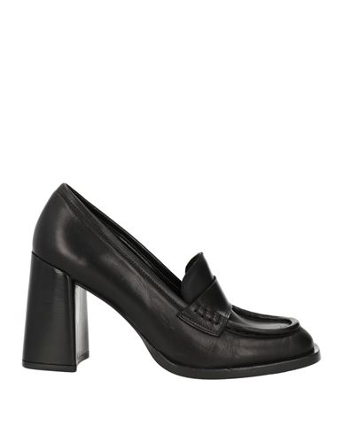 Zinda Woman Loafers Black Size 8 Leather