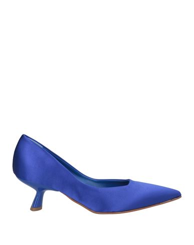 Poesie Veneziane Woman Pumps Bright Blue Size 8 Textile Fibers