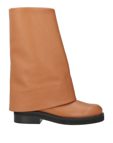 Jw Anderson Woman Boot Tan Size 7 Calfskin In Brown