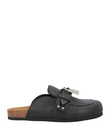 Jw Anderson Man Mules & Clogs Black Size 8 Leather In Black