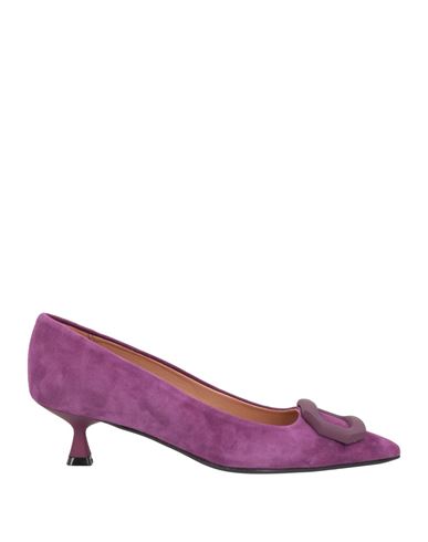 Bianca Di Woman Pumps Purple Size 8 Leather
