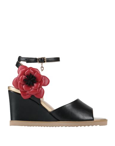Tua By Braccialini Woman Sandals Black Size 8 Calfskin