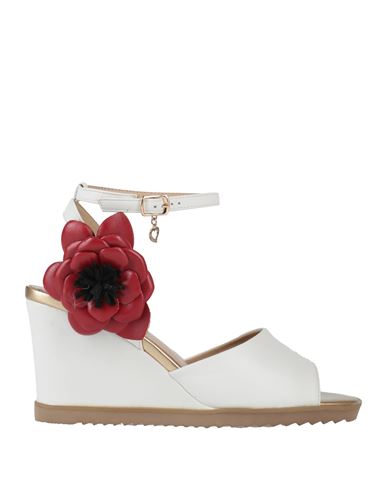 Tua By Braccialini Woman Sandals White Size 8 Calfskin