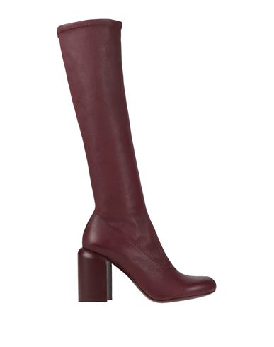 Officine Creative Italia Woman Boot Burgundy Size 8 Leather In Red