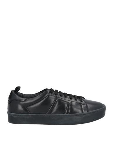 Officine Creative Italia Man Sneakers Black Size 9 Leather In Black