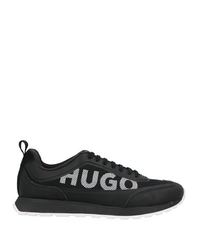Hugo Boss Hugo Man Sneakers Black Size 13 Leather, Textile Fibers