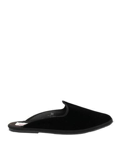 Mychalom Woman Mules & Clogs Black Size 8 Textile Fibers In Black