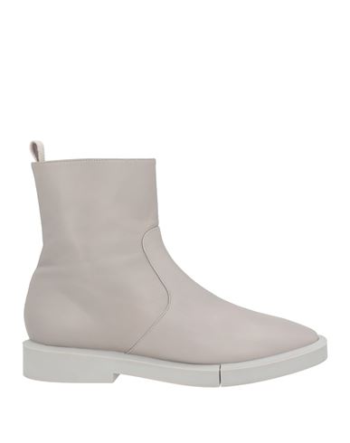 Clergerie Woman Ankle Boots Grey Size 7 Leather