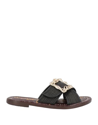 Sam Edelman Woman Sandals Black Size 7 Textile Fibers In Black