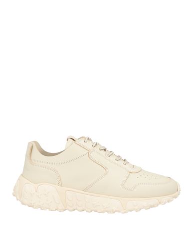 Buttero Man Sneakers Beige Size 8 Leather In Beige