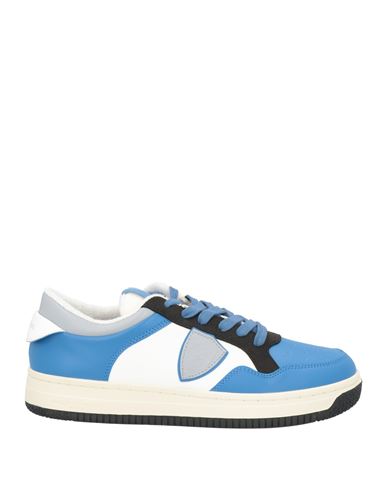 Philippe Model Man Sneakers Blue Size 9 Textile Fibers In Blue