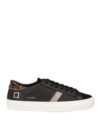 Date D. A.t. E. Woman Sneakers Black Size 7 Calfskin In Black