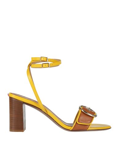 Relac Woman Sandals Tan Size 7 Leather, Textile Fibers In Brown