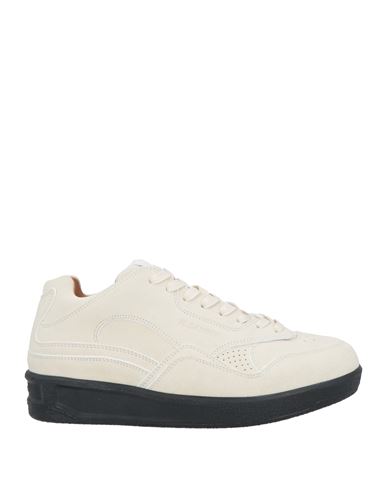 Jil Sander Man Sneakers Cream Size 7 Leather In Cream