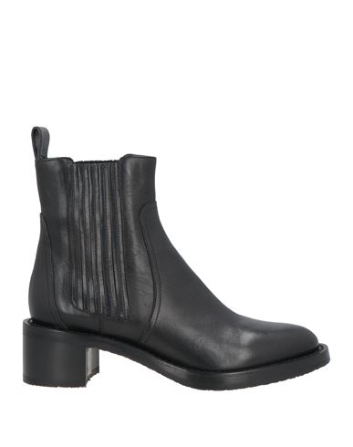 Celine Woman Ankle Boots Black Size 7 Leather