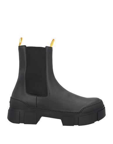 Vic Matie Vic Matiē Man Ankle Boots Black Size 9 Leather In Black