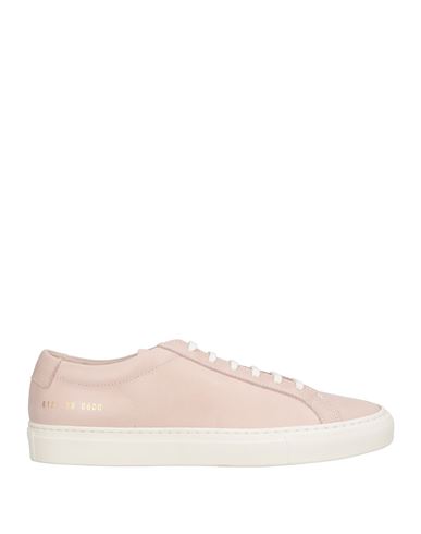 COMMON PROJECTS WOMAN BY COMMON PROJECTS WOMAN SNEAKERS BLUSH SIZE 8 LEATHER 