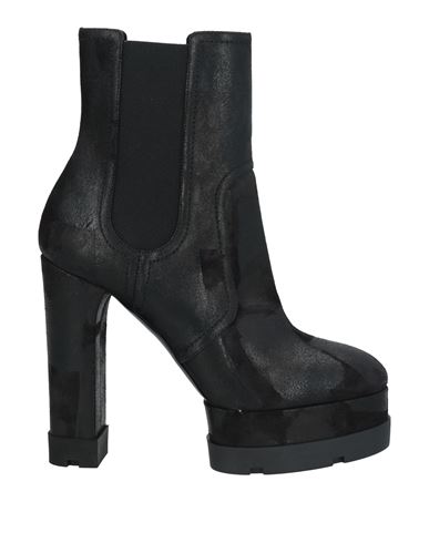 Casadei High Block-heel Leather Boots In Black