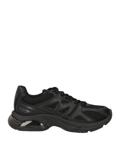 Michael Michael Kors Woman Sneakers Black Size 11 Leather, Textile Fibers In Black