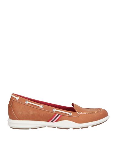 Sebago Woman Loafers Tan Size 7 Leather In Brown