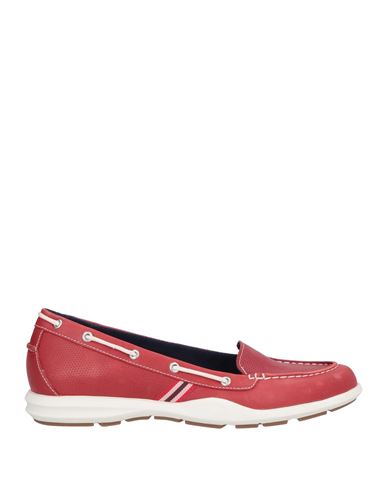 Sebago Woman Loafers Brick Red Size 7 Leather In Red