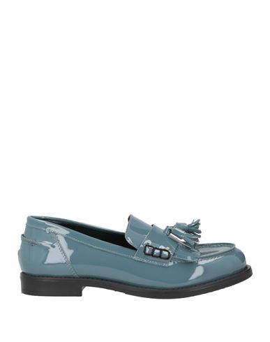 Lemaré Woman Loafers Deep Teal Size 8 Leather In Multi