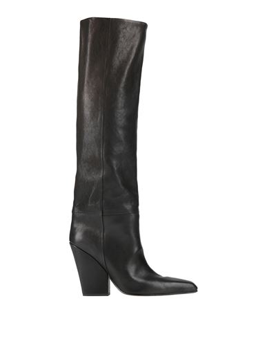 PARIS TEXAS PARIS TEXAS WOMAN BOOT BLACK SIZE 6.5 LEATHER 