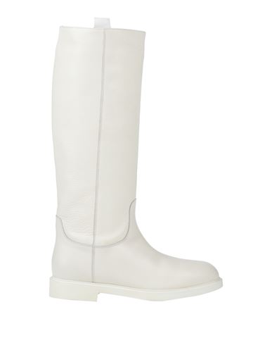 Doucal's Woman Boot White Size 8 Soft Leather In White