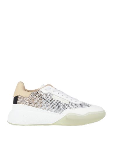 Shop Stella Mccartney Woman Sneakers White Size 8 Textile Fibers