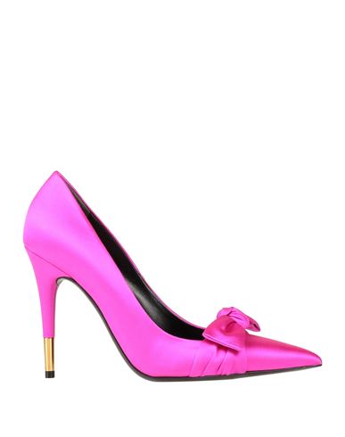 Tom Ford Woman Pumps Fuchsia Size 6 Viscose, Silk, Brass