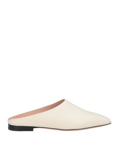 BALLY BALLY WOMAN MULES & CLOGS BEIGE SIZE 5.5 CALFSKIN 
